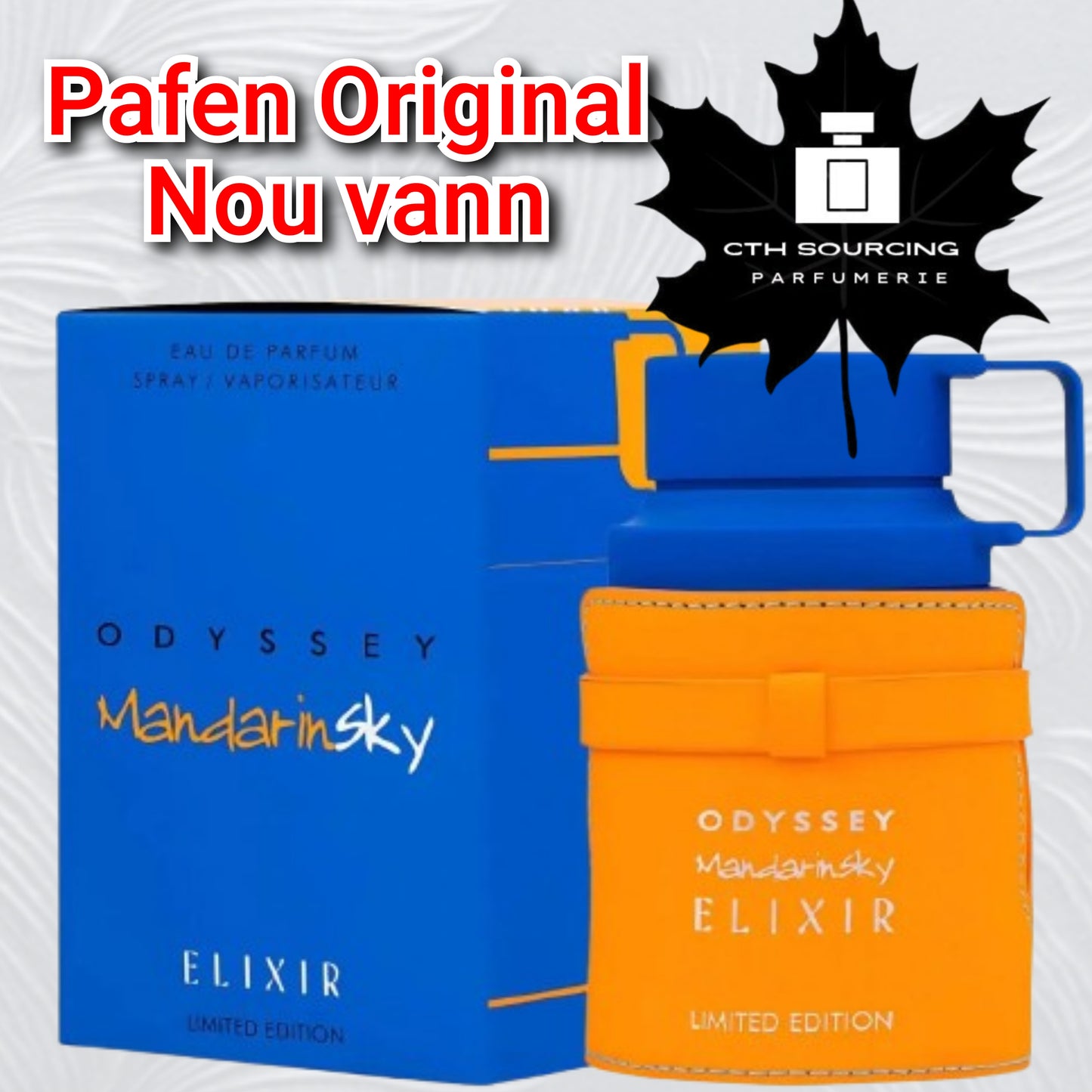 Armaf Odyssey Mandarin Sky Elixir Limited Edition Eau de Parfum for Men (3.4 oz)