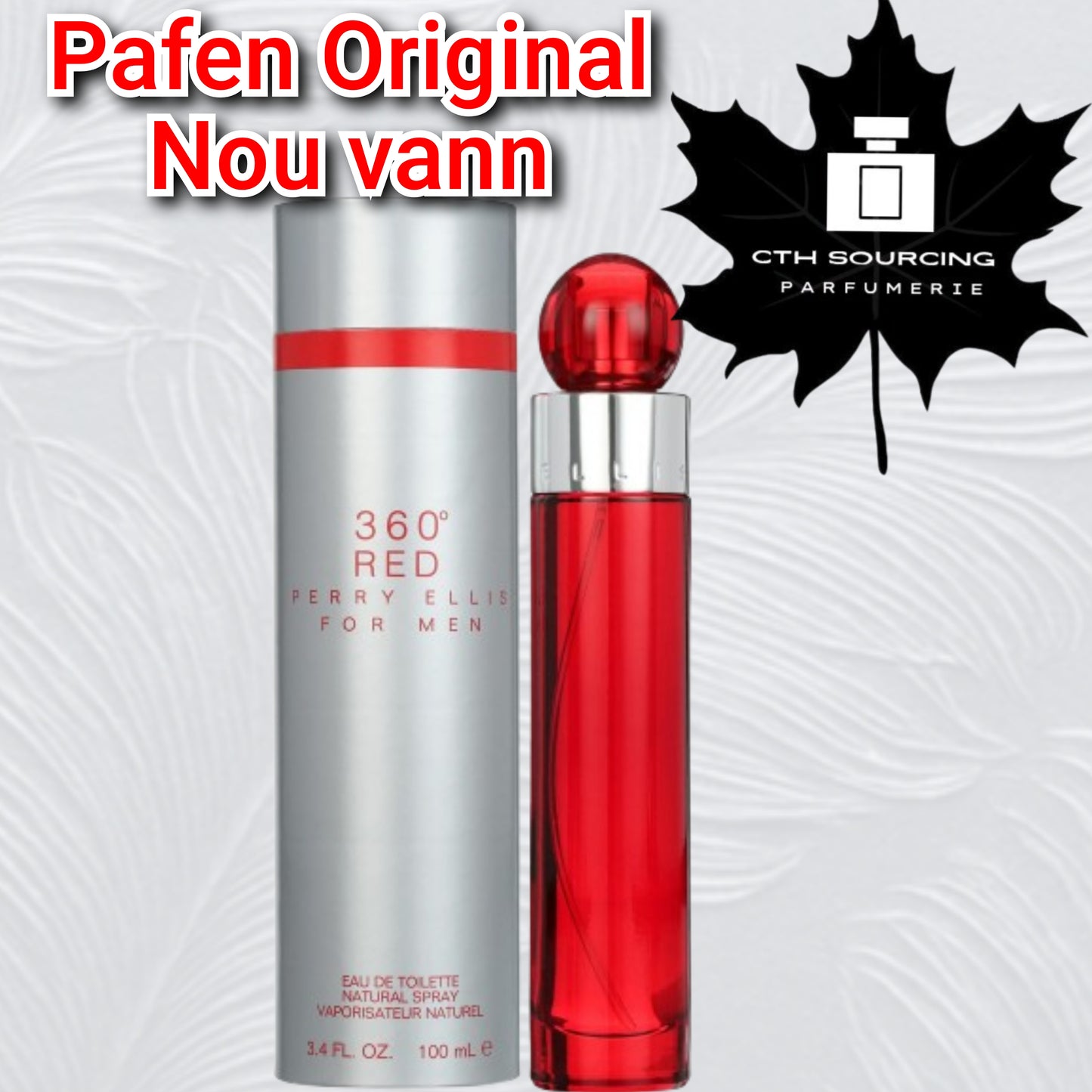 Perry Ellis 360 Red Eau de Toilette for Men (100 ml)
