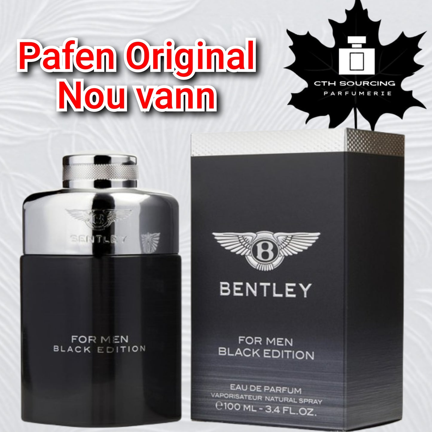 Bentley Black Edition Eau de Parfum for Men (3.4 oz)