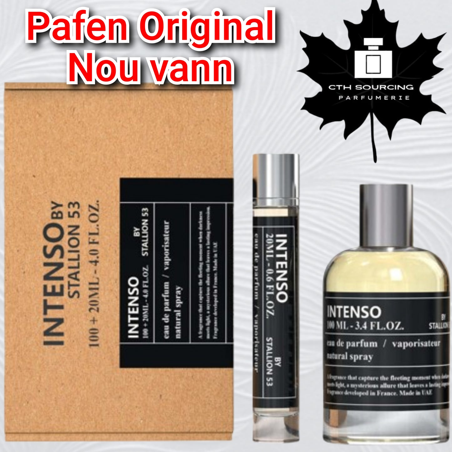Emper Intenso by Stallion 53 Eau de Parfum for Men (3.4 oz + 20 ml)