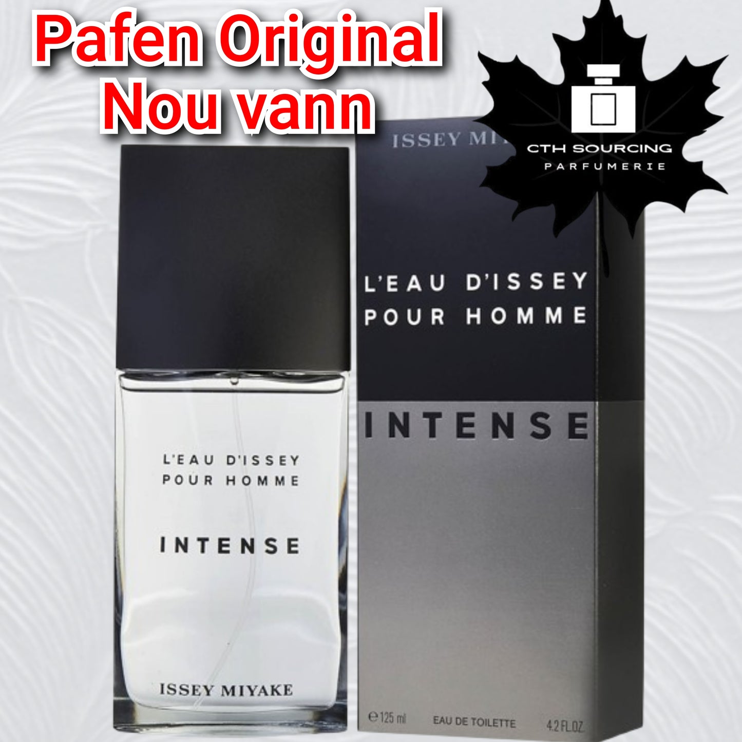 Issey Miyake L’Eau d’Issey Pour Homme Intense Eau de Toilette for Men (4.2 oz)