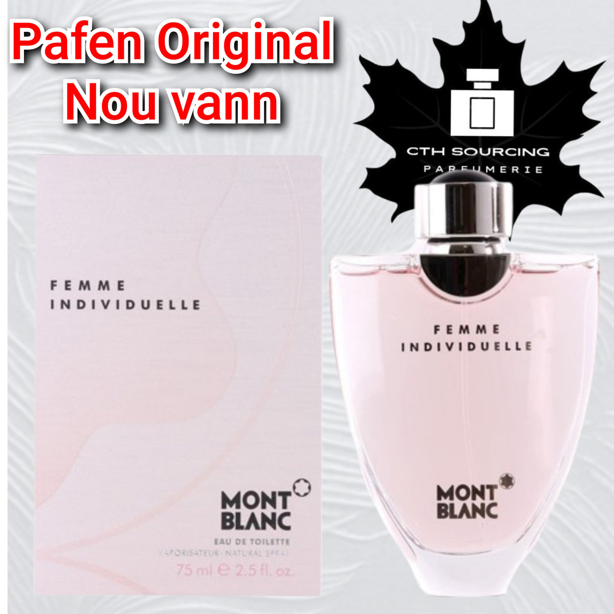 Mont Blanc Individuel Femme Eau de Toilette 2.5 oz pou fi
