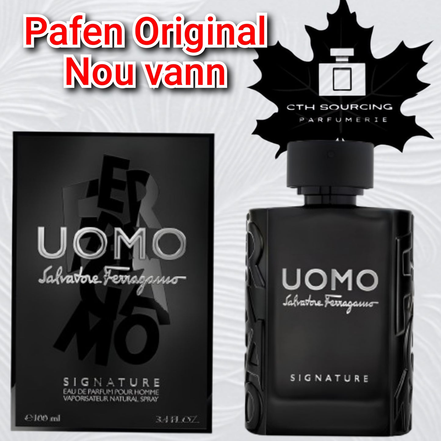 Ferragamo Uomo Signature Eau de Parfum for Men (3.4 oz)