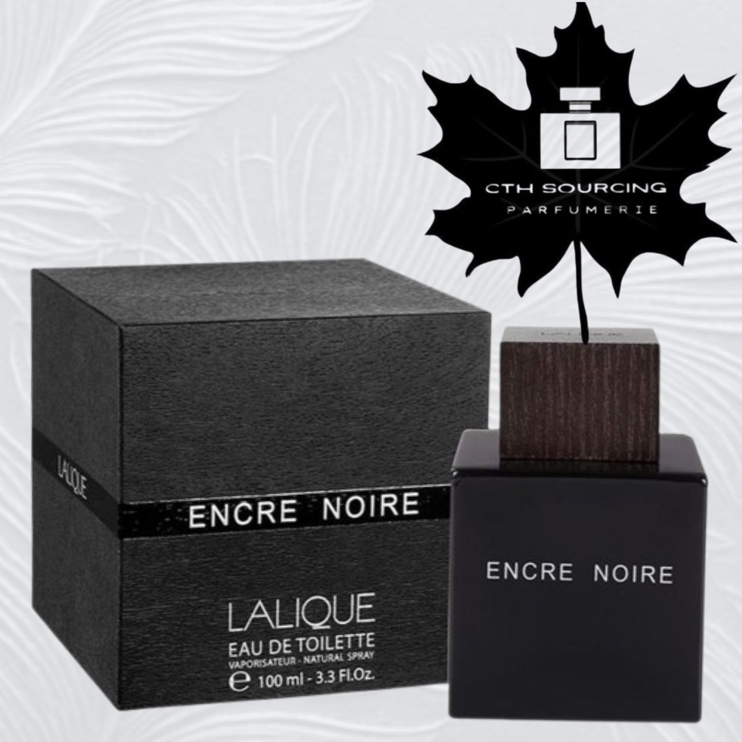 Lalique Encre Noire Eau de Toilette for Men (3.4 oz)