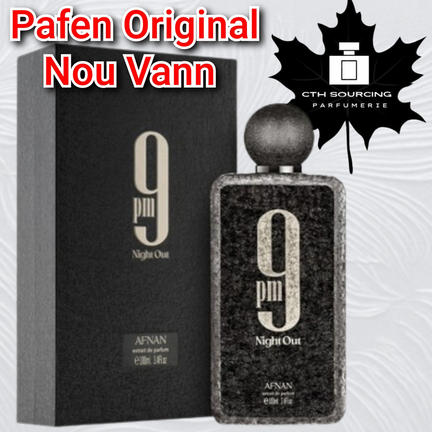 Afnan 9PM Night Out Eau de Parfum for Men (3.4 oz / 100 ml) [pou gason]