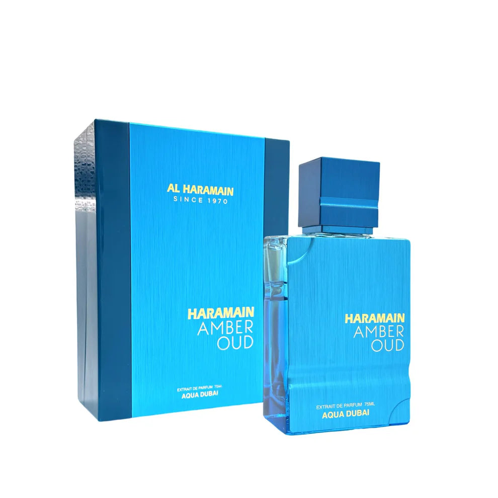 AL HARMAIN Unisex Amber Oud Aqua Dubai Extrait de Parfum Spray 2.5 oz