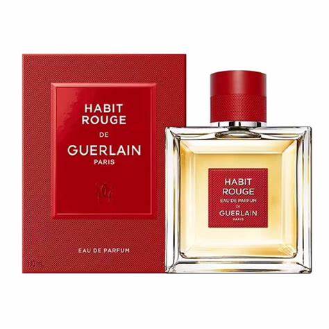 Guerlain Habit Rouge EDP 3.4 oz for Men  100 ml