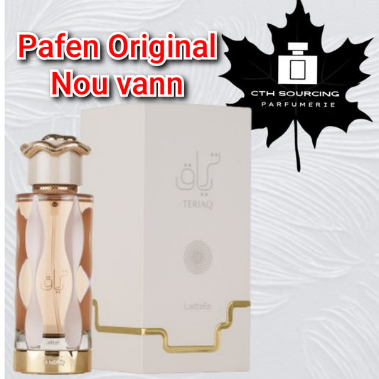 Lattafa Teriaq 3.4 oz pou fi
