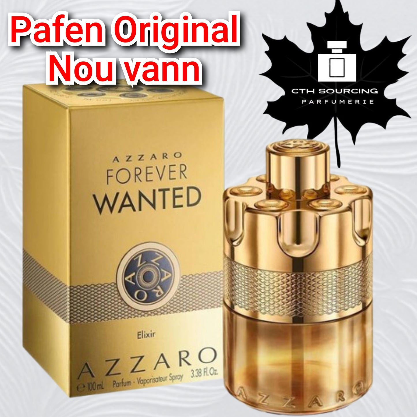 Azzaro Forever Wanted Elixir Eau de Parfum for Men (3.38 oz / 100 ml)