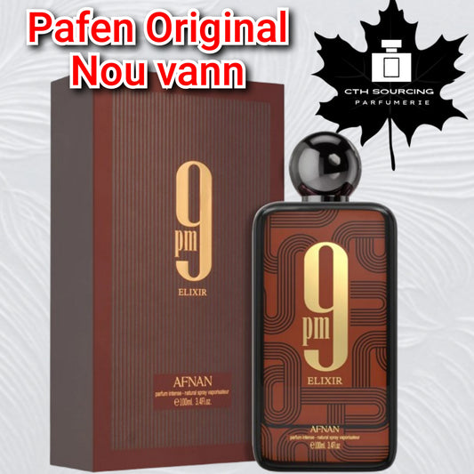Afnan 9PM Elixir Parfum Intense Spray (3.4 oz / 100 ml) unisex [pou fi ak gason]