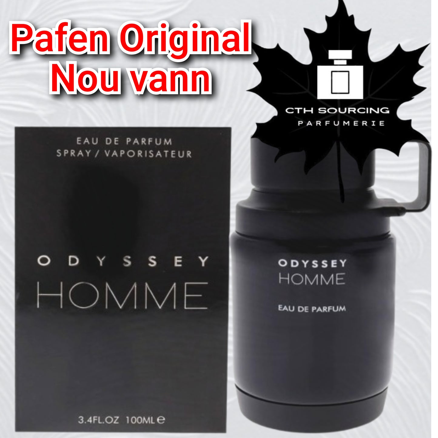Armaf Odyssey Homme Eau de Parfum for Men (3.4 oz)