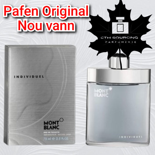 Mont Blanc Individuel Eau de Toilette for Men (2.5 oz)
