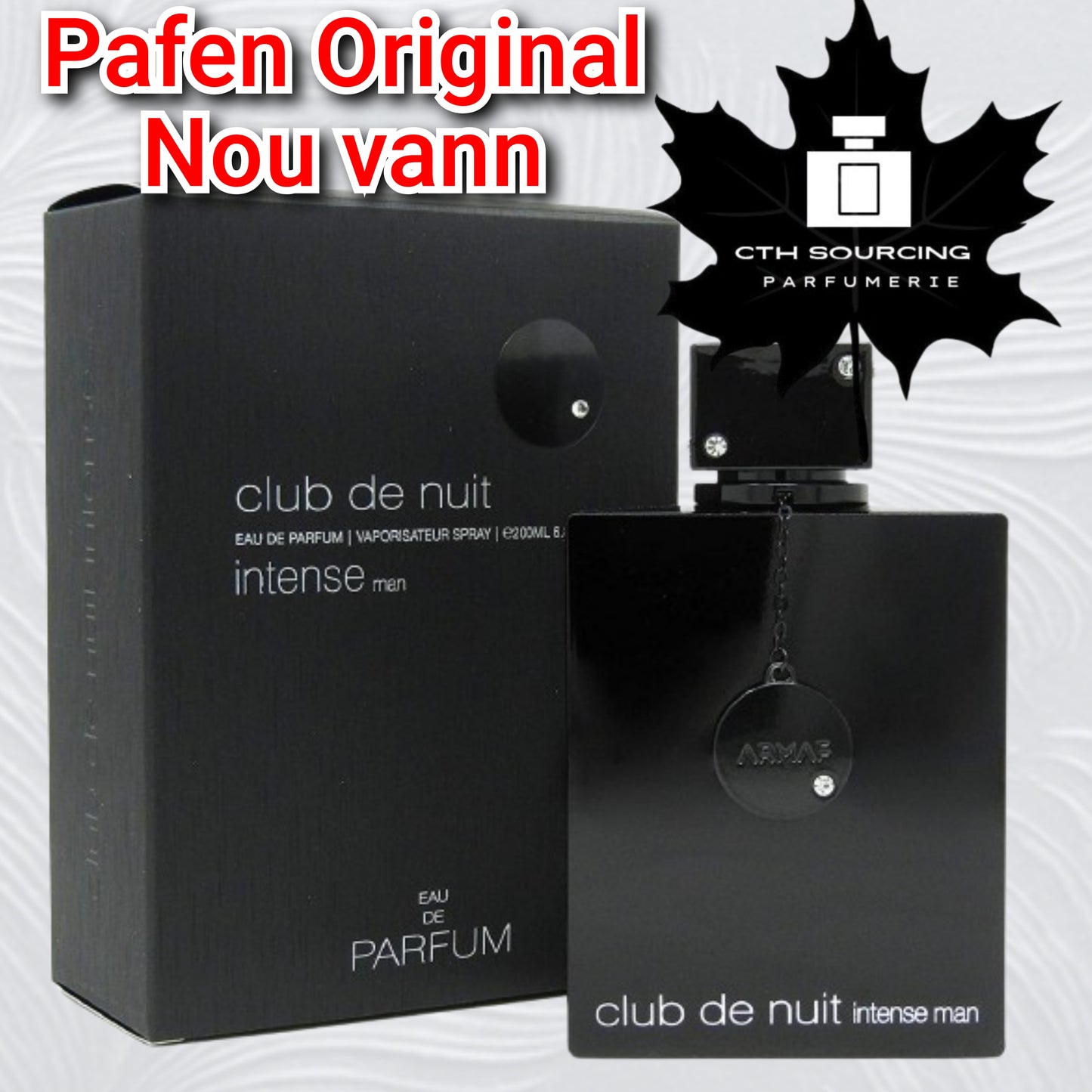 Armaf Club de Nuit Intense Eau de Parfum for Men (6.7 oz) pou gason