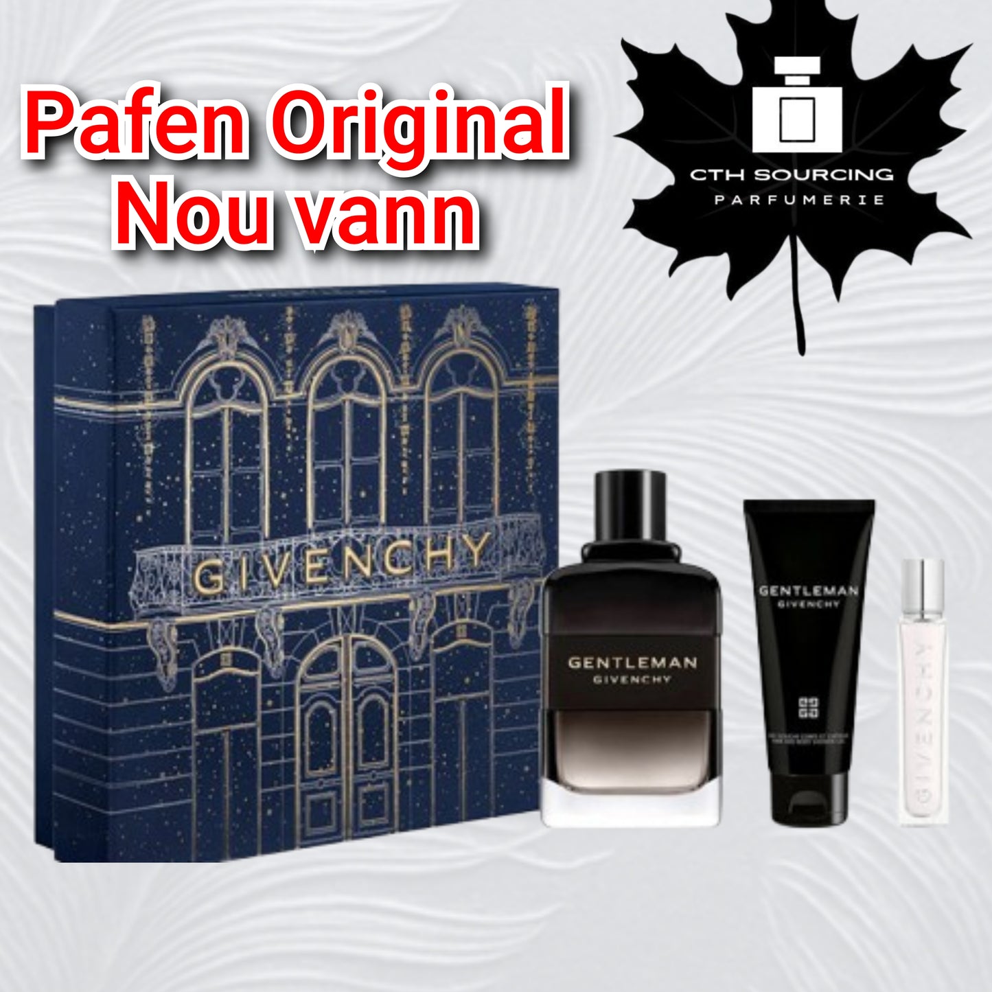 Givenchy Gentleman Boisée Eau de Parfum for Men (3.4 oz + Shower Gel + 12.5 ml)