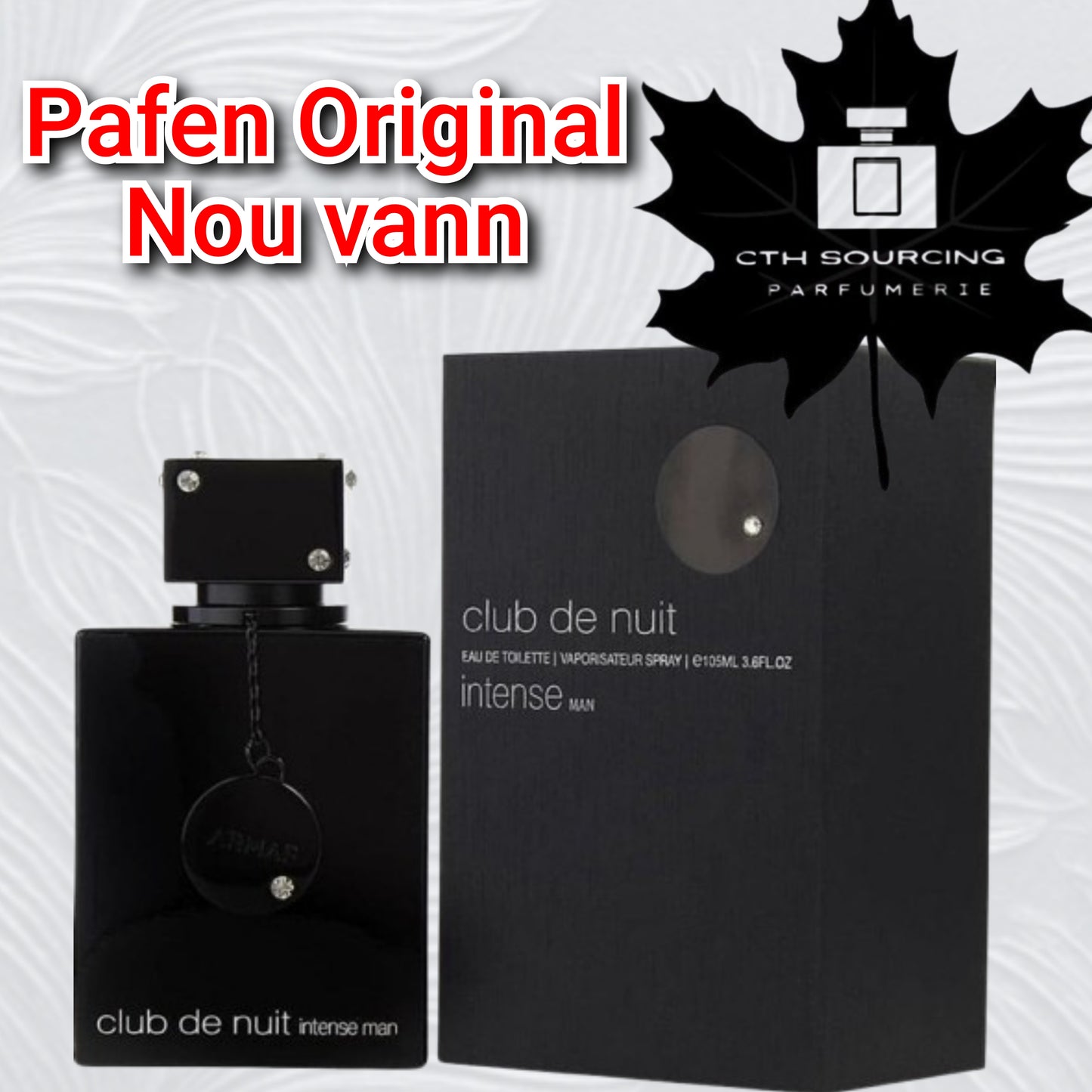 Armaf Club de Nuit Intense Eau de Toilette for Men (3.6 oz) pou gason