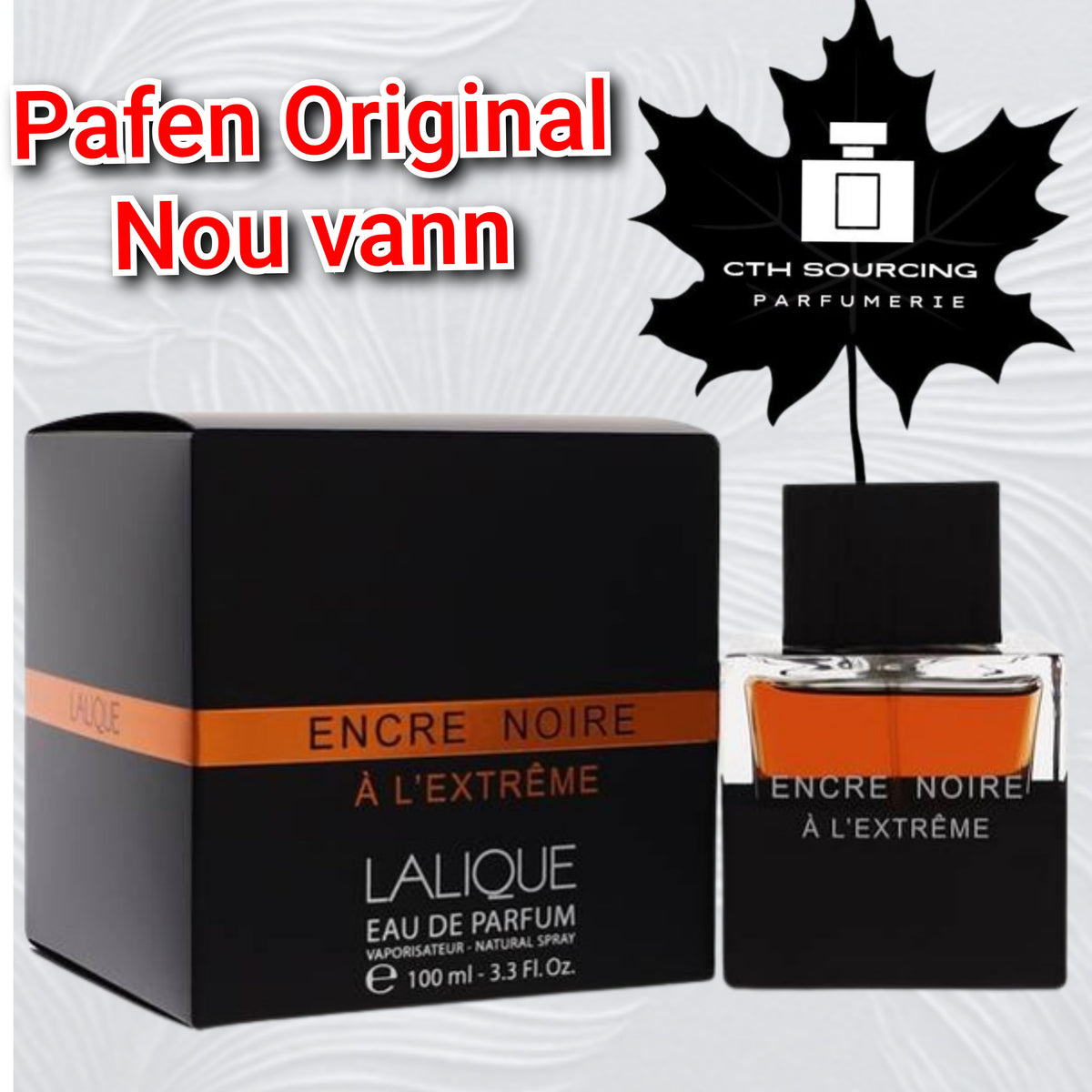 Lalique Encre Noire À L’Extrême Eau de Parfum 3.4 oz pou gason