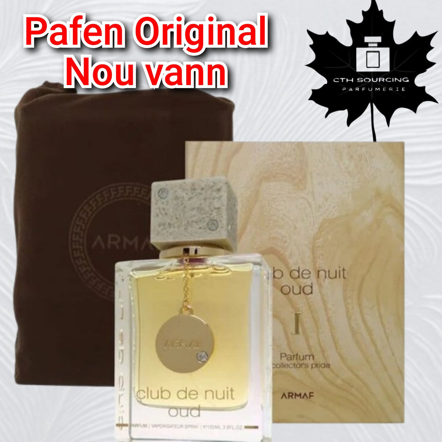 Armaf Club de Nuit Oud Parfum Unisex (3.6 oz)