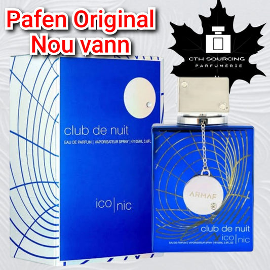 Armaf Club de Nuit Iconic Blue Eau de Parfum for Men ( (3.6 oz / 105 ml) pou gason