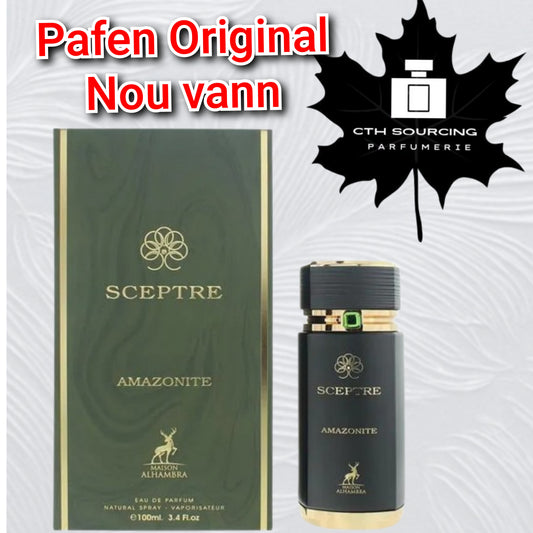 Maison Alhambra Sceptre Amazonite Eau de Parfum 3.3 oz pou fi ak gason