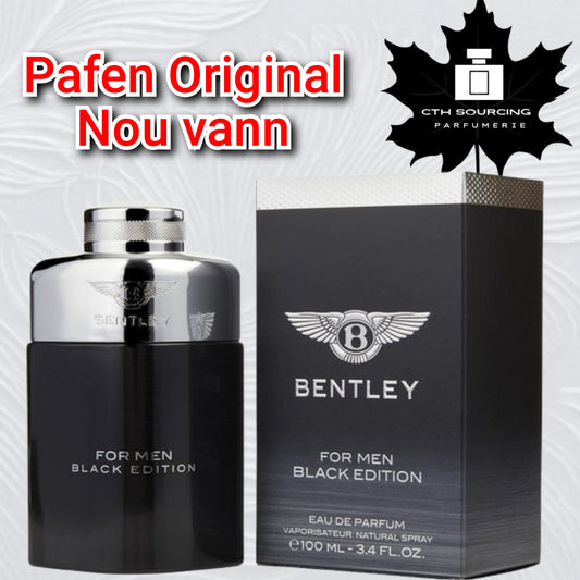 Bentley Black Edition Eau de Parfum for Men (3.4 oz)