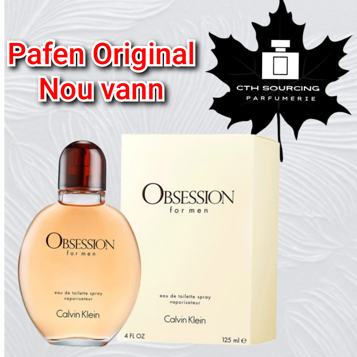 Obsesion Eau de Toilette 4.2 oz pou gason