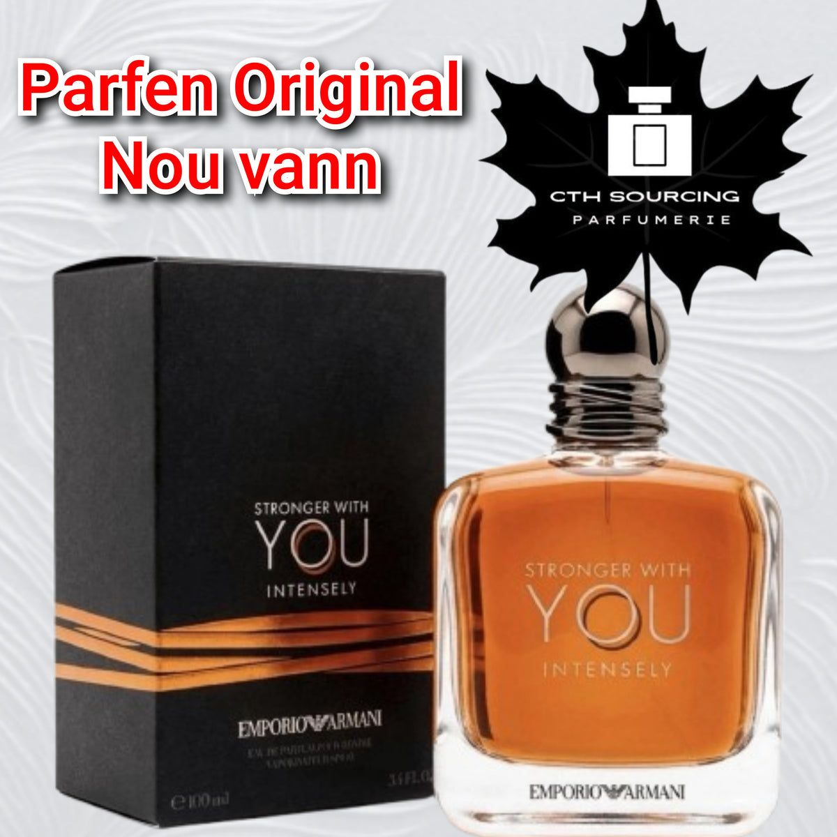 Emporio Armani Stronger With You Intensely Eau de Parfum 3.4 oz pou gason