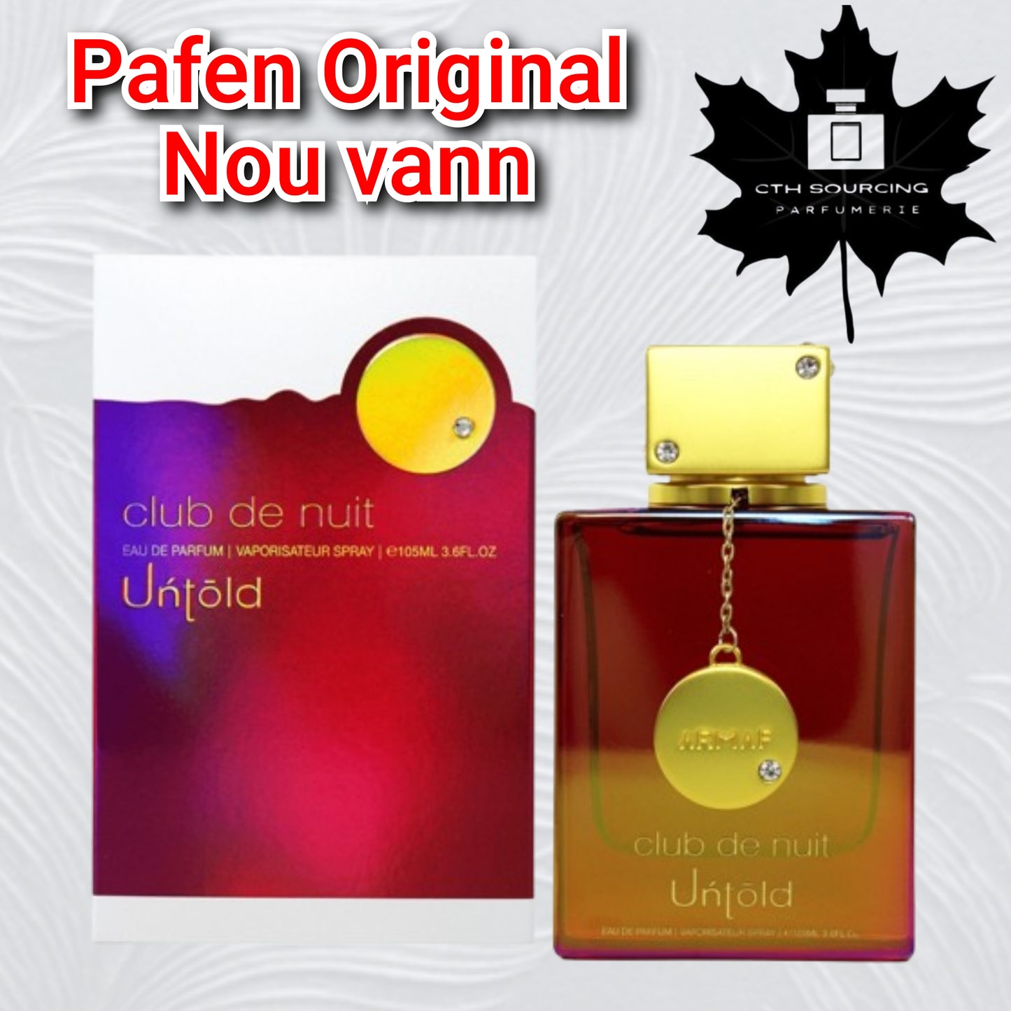 Armaf Club de Nuit Untold Eau de Parfum Unisex (3.6 oz)