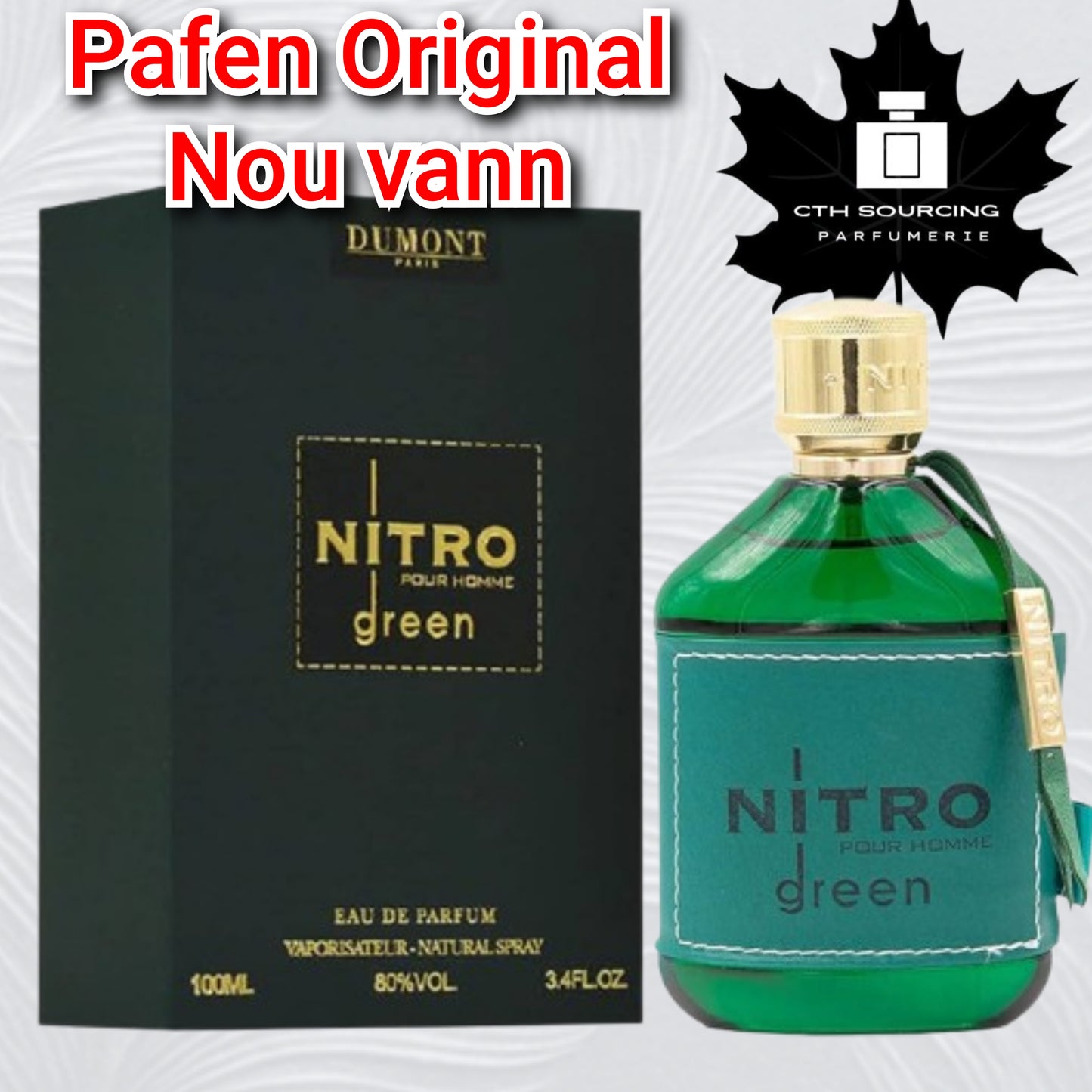 Nitro Green Eau de Parfum for Men (3.4 oz)