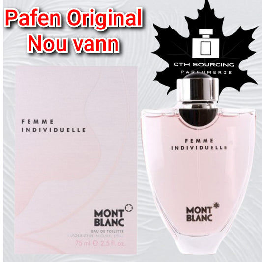 Mont Blanc Individuel Femme Eau de Toilette 2.5 oz pou fi